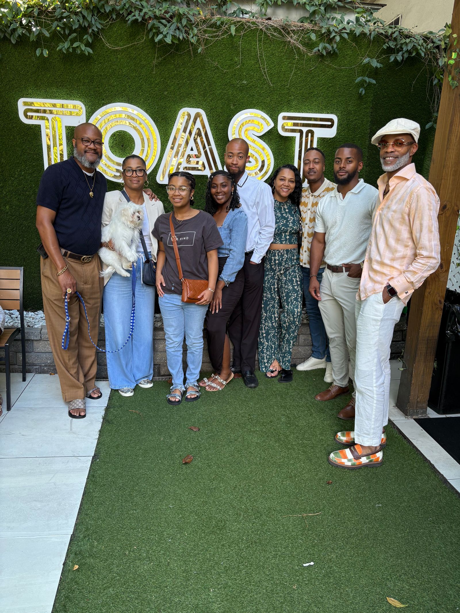 Toasting with Loved Ones